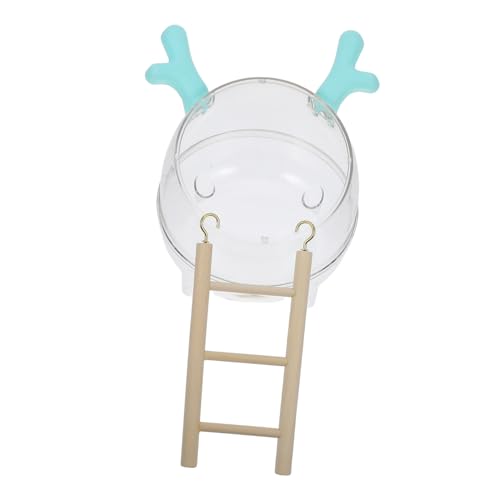 Abaodam Hamster Badezimmer Toilette Badeschale für Hamster Sandbadpfanne Wasserwanne für Hamster Kleintier badehaus Lebewesen Badehaus Meerschweinchen -Versteck Sandbadewanne hölzern von Abaodam
