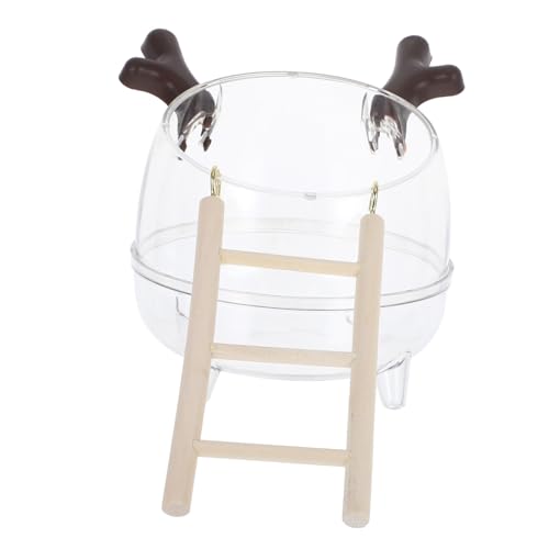 Abaodam Hamster Badezimmer Toilette Hamster Verstecken Zubehör Für Haustierratten Hühnerstaubbadewanne Versteckspielzeug Für Hamster Chinchilla-Bad Hamster -versteck Coffee Das Haustier von Abaodam