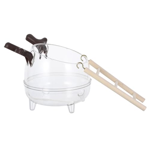 Abaodam Hamster Badezimmer Toilette Sandbad Für Hamster Chinchilla- -badehaus Hamster Kauert Hamster Badesand Hamsterbad Hamsterzubehör Hamsterstaubbad Kaffee Das Haustier von Abaodam