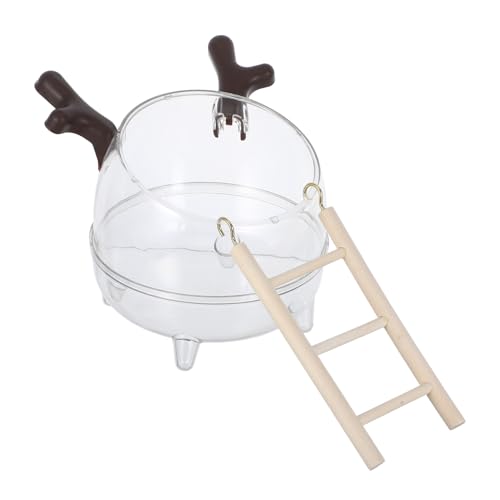 Abaodam Hamster Badezimmertoilette Hamster Sandlöffel Chinchilla Badehaus Bartagamen Badewanne Hamster Übungsspielzeug Haustier Rattenzubehör Hühnerstaubbadewanne Hamsterhütte von Abaodam