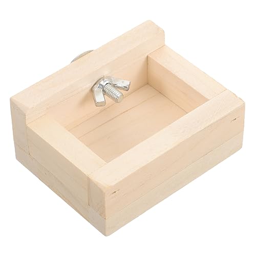 Abaodam Hamster Futternapf aus Holz Futter und Wasserschale für Kleine Haustiere für Hamster Chinchillas und Andere Kleintiere Dekorativ und Funktional Abaodam Hamster Futternapf aus Holz Futter und Wasserschale für Kleine Haustiere für Hamster Chinchillas und Andere Kleintiere Dekorativ und Funktional von Abaodam