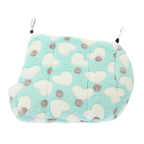 Abaodam Hamster Hängematte Mini-Hamster-baumwollnest Unterschlupf Für Hamster Schlafendes Kleines Tier Hamster Hängendes Nest Hamsterbett Zu Hause Baumwolle Light Green von Abaodam