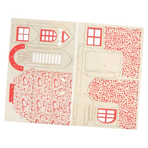 Abaodam Hamster Holzhaus mit Leiter Doppelstock Haustier Spielhaus Atmungsaktiv für Kleine Nager Hamster Villa Kletterhaus Dekorativ und Komfortabel Abaodam Hamster Holzhaus mit Leiter Doppelstock Haustier Spielhaus Atmungsaktiv für Kleine Nager Hamster Villa Kletterhaus Dekorativ und Komfortabel von Abaodam
