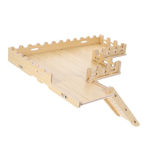 Abaodam Hamster-Holzplattform Hamster Hamster Spielplatz Holzbrett für Hamster Holzleiter für Ratten Hamsterhäuser Holzplattform für Käfig Hamsternest aus Holz hölzern Khaki Abaodam Hamster-Holzplattform Hamster Hamster Spielplatz Holzbrett für Hamster Holzleiter für Ratten Hamsterhäuser Holzplattform für Käfig Hamsternest aus Holz hölzern Khaki von Abaodam