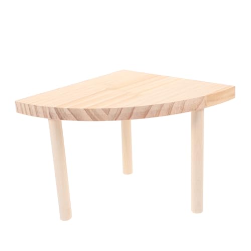 Abaodam Hamster Holzplattform Stabile Kletterplattform aus Massivem Holz für Hamster Zwerghamster Kleintiere zum Klettern und Ausruhen Tierfreundlich von Abaodam