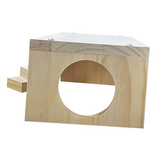 Abaodam Holz Hamster Plattform Kletterleiter für Meerschweinchen und Kleine Haustiere Beißfestes Spielzeug und Interaktiv für Hamstergehege und Käfigdekoration Abaodam Holz Hamster Plattform Kletterleiter für Meerschweinchen und Kleine Haustiere Beißfestes Spielzeug und Interaktiv für Hamstergehege und Käfigdekoration von Abaodam