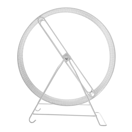 Abaodam Hamster Laufrad Geräuschloses Laufspielzeug für Hamster Eichhörnchen und Kleintiere Design Bewegung und Gesundheit Weiß Abaodam Hamster Laufrad Geräuschloses Laufspielzeug für Hamster Eichhörnchen und Kleintiere Design Bewegung und Gesundheit Weiß von Abaodam