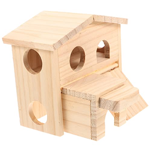 Abaodam Hamster Nest Doppeldeck Rattenhaus aus Hochwertigem für Sichere und Spielplätze für Hamster und Chinchillas Strapazierfähig Reinigen Abaodam Hamster Nest Doppeldeck Rattenhaus aus Hochwertigem für Sichere und Spielplätze für Hamster und Chinchillas Strapazierfähig Reinigen von Abaodam