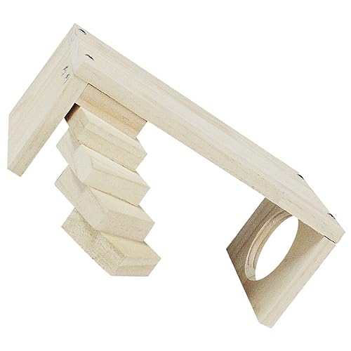 Abaodam Hamster Plattform Spielzeug Aus Holz Kletterleiter Für Kleintiere Sicherer Käfig-zubehör Für Hamster Zum Spielen Klettern Und Entspannen Fördert Bewegung Und Kreativität Abaodam Hamster Plattform Spielzeug Aus Holz Kletterleiter Für Kleintiere Sicherer Käfig-zubehör Für Hamster Zum Spielen Klettern Und Entspannen Fördert Bewegung Und Kreativität von Abaodam