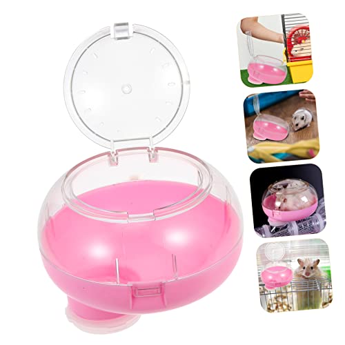 Abaodam Hamster Sandbad Behälter aus Hochwertigem Kunststoff Rutschfester Boden Kompakt und Langlebig Süßer Rosa Hamster Tunnel für Warmes Sicheres Sandbad und Sauna für Kleintiere Abaodam Hamster Sandbad Behälter aus Hochwertigem Kunststoff Rutschfester Boden Kompakt und Langlebig Süßer Rosa Hamster Tunnel für Warmes Sicheres Sandbad und Sauna für Kleintiere von Abaodam