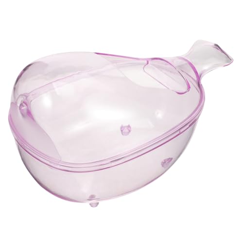 Abaodam Hamster Sandbad Container Transparentes Hamsterzubehör für Kleine Haustiere Kreative und Praktische Badewanne für Hamster zu Reinigen Stilvolles Design von Abaodam