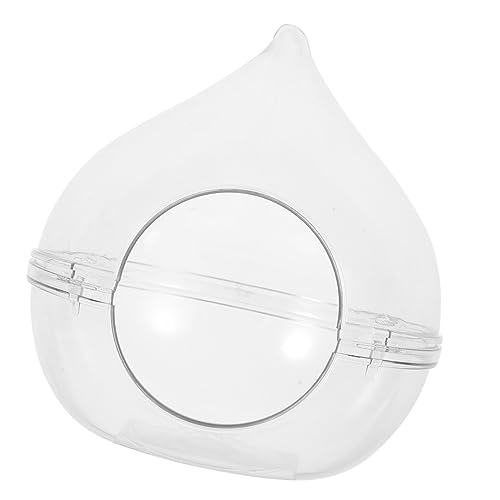 Abaodam Hamster Sandbad Wanne Transparentes Badezimmer für Kleintiere Geeignet für Hamster Chinchillas aus Stabilem Leicht zu Reinigen Beobachten für Artgerechte Pflege von Abaodam