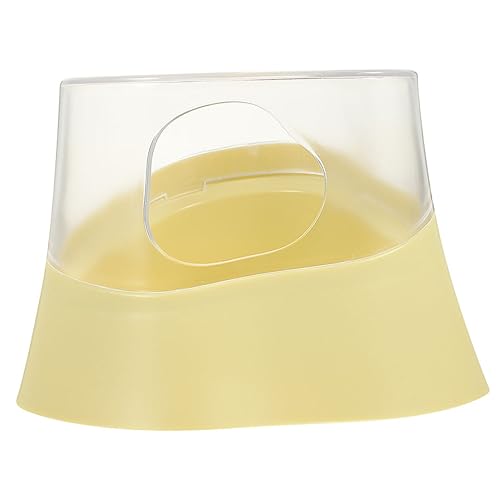 Abaodam Hamster Sandbadbox mit Rutsch Hygienische Duschbox für Hamster Vielseitig Nutzbar als Toilette für Kleine Haustiere Design von Abaodam