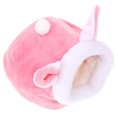 Abaodam Hamster Schlafhaus Plüsch Warmes Nest für Kleintiere Geeignet für Hamster Chinchillas und Mäuse Zufälligem Stil Gemütlich und Sicher für Erholsame Nächte von Abaodam