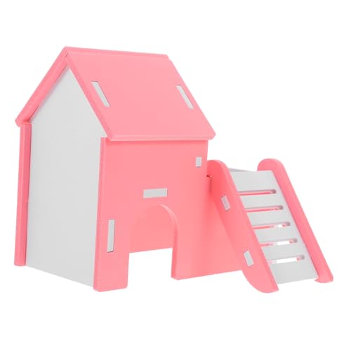 Abaodam Hamster Schlafhaus aus Robustem mit Kletterleiter Kleines Versteck und Spielhaus für Meerschweinchen Kaninchen und Chinchillas Strapazierfähiges Kleintierversteck Ausruhen Abaodam Hamster Schlafhaus aus Robustem mit Kletterleiter Kleines Versteck und Spielhaus für Meerschweinchen Kaninchen und Chinchillas Strapazierfähiges Kleintierversteck Ausruhen von Abaodam
