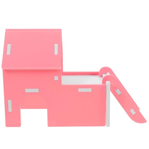 Abaodam Hamster Schlafhaus mit Rampe Versteckspielzeug für Meerschweinchen und Kleine Nagetiere Robustes Haustierversteck Schlaf und Spielhaus Geeignet für Außenauslauf und Käfig Abaodam Hamster Schlafhaus mit Rampe Versteckspielzeug für Meerschweinchen und Kleine Nagetiere Robustes Haustierversteck Schlaf und Spielhaus Geeignet für Außenauslauf und Käfig von Abaodam