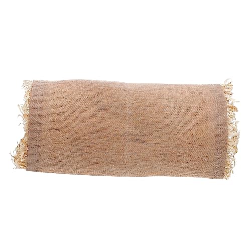 Abaodam Hamster Schlafnest aus Natürlichem Material Kuschelhöhle für Kleine Tiere Langlebig Beißfest für Hamster Kaninchen und Meerschweinchen Hellbraun von Abaodam