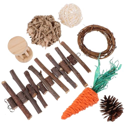 Abaodam Hamster Spielzeug Satz Mit Rattan Bällen Und Holzstäben Kauspielzeug Für Kleintiere Natürliche Materialien Zur Zahnpflege Für Hamster Ratten Und Andere Kleine Tiere Abaodam Hamster Spielzeug Satz Mit Rattan Bällen Und Holzstäben Kauspielzeug Für Kleintiere Natürliche Materialien Zur Zahnpflege Für Hamster Ratten Und Andere Kleine Tiere von Abaodam