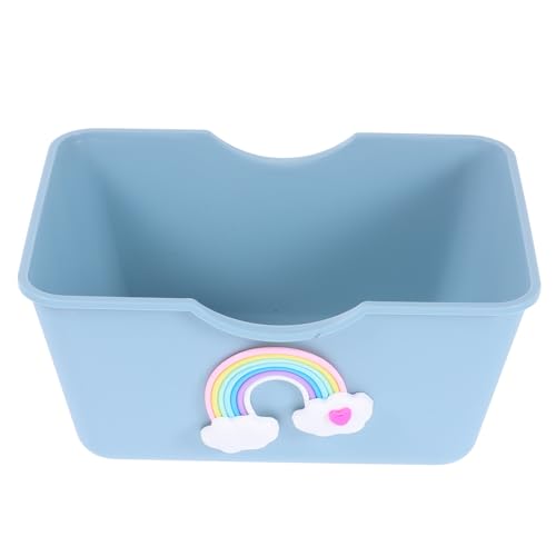 Abaodam Hamster Toilette Zubehör Für Kleine Haustierkäfige Toilettenfigur Hamsterbad Hamsterhaus Kleiner Haustierkäfig Lebensraum Für Ratten Kleine Katzentoilette Tiersandbad Sky-Blue Abs von Abaodam
