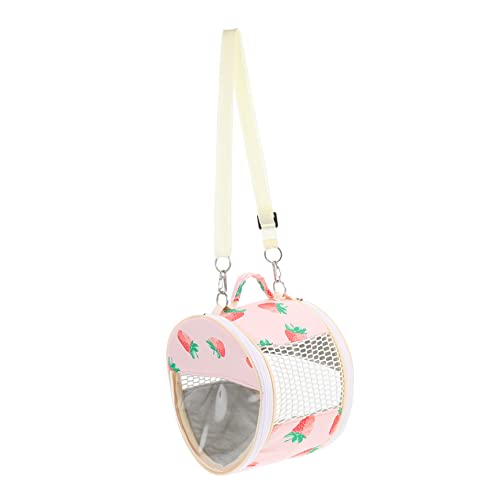 Abaodam Hamster Tragetasche Outdoor Reisetasche für Kleine Haustiere Wie Meerschweinchen Ratten Chinchillas und Atmungsaktiv und Bequem von Abaodam