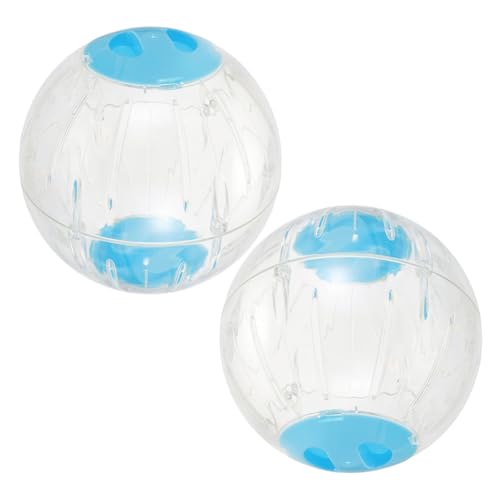 Abaodam Hamster-Trainingsball, leicht, kompakt, Zwerghamster, Laufen, sicheres Material für Haustiere, einfache Beobachtung, Wartung, 2 Stück Abaodam Hamster-Trainingsball, leicht, kompakt, Zwerghamster, Laufen, sicheres Material für Haustiere, einfache Beobachtung, Wartung, 2 Stück von Abaodam