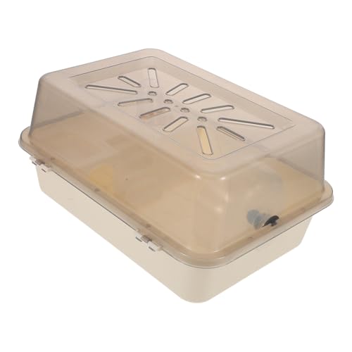 Abaodam Tragbarer Hamsterkäfig Mit Belüftungslöchern Transportbox Für Kleine Haustiere Zwerghamsterkäfig Für Reisen Und Füttern Geräumig Und Sicher von Abaodam