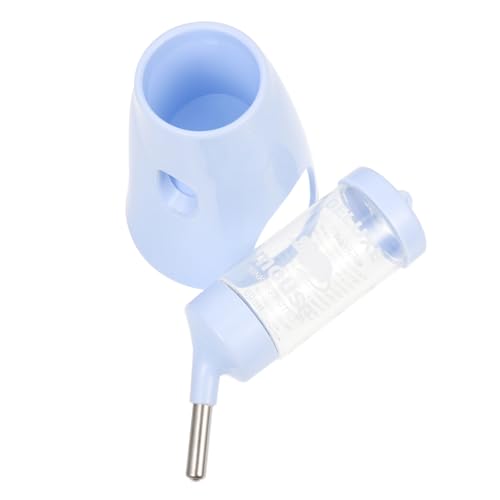 Abaodam Hamster Trinkflasche Vertikale Chinchilla Wasserflasche Auslaufsicher für Hamster und Kleine Haustiere Praktische Tiernahrung Cremeblau von Abaodam