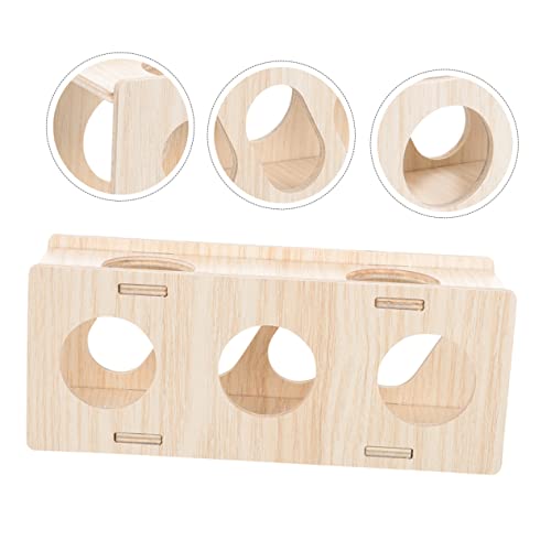 Abaodam Hamster Tunnel Holz Versteck für Kleine Nagetiere Wie Meerschweinchen Chinchilla mit Natürlichem Stabilem Holz Langlebig und Gesundheitsfördernd für Käfigzubehör und Beschäftigung Abaodam Hamster Tunnel Holz Versteck für Kleine Nagetiere Wie Meerschweinchen Chinchilla mit Natürlichem Stabilem Holz Langlebig und Gesundheitsfördernd für Käfigzubehör und Beschäftigung von Abaodam