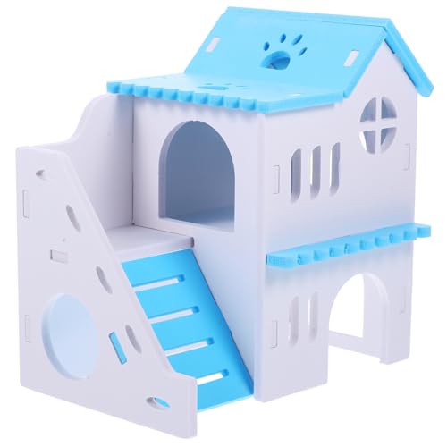 Abaodam Hamster Versteck Haus aus Langlebigem Geruchsfreiem Holz Stabiles Kleines Haustierhaus für Zwerghamster Meerschweinchen und Mäuse Buntes Spielhaus zur Beschäftigung und Abaodam Hamster Versteck Haus aus Langlebigem Geruchsfreiem Holz Stabiles Kleines Haustierhaus für Zwerghamster Meerschweinchen und Mäuse Buntes Spielhaus zur Beschäftigung und von Abaodam