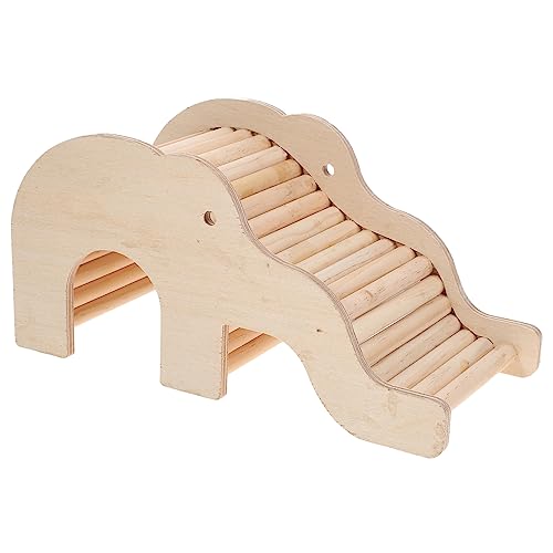 Abaodam Hamster Hideout House aus Holz mit Leiter Kletterspielzeug für Kleine Haustiere Verstecknest für Hamster und Kleintiere Langlebig und Unterhaltsam Abaodam Hamster Hideout House aus Holz mit Leiter Kletterspielzeug für Kleine Haustiere Verstecknest für Hamster und Kleintiere Langlebig und Unterhaltsam von Abaodam