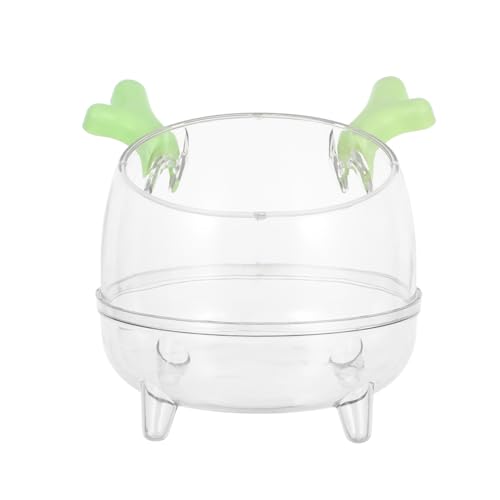 Abaodam Hamsterbadezimmer Toilette Sandbad Chinchillabad Hamsterbad Sand Hamsterbadewanne Badewanne Für Kaninchen Hamsterbadewannen Haustierkäfig Badezimmer Das Haustier Hellgrün von Abaodam
