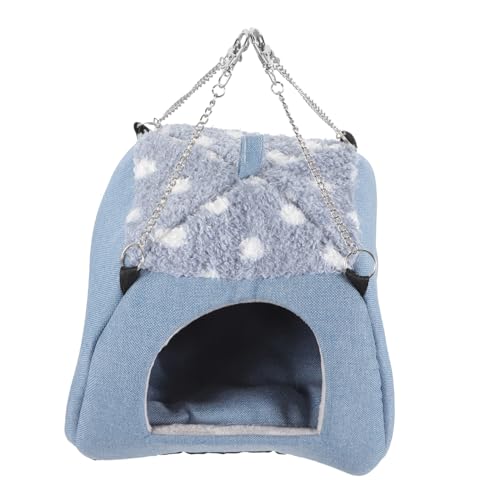 Abaodam Hamsterbett Kleines Warmes Nest für Hamster und Meerschweinchen Zartes Design Bequemes Schlafhaus für Kleintiere für Käfige und Freilaufgehege Abaodam Hamsterbett Kleines Warmes Nest für Hamster und Meerschweinchen Zartes Design Bequemes Schlafhaus für Kleintiere für Käfige und Freilaufgehege von Abaodam