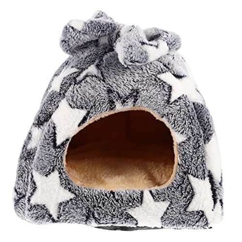 Abaodam Hamsterbett für Meerschweinchen Warmes Nest aus Flauschigem Material für Winter Kuschelhöhle für Kleine Haustiere für Chinchillas Abaodam Hamsterbett für Meerschweinchen Warmes Nest aus Flauschigem Material für Winter Kuschelhöhle für Kleine Haustiere für Chinchillas von Abaodam