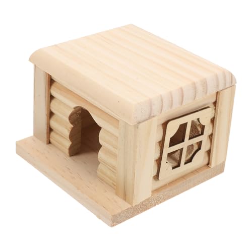 Abaodam Holzhaus Für Hamster Aus Holz Abnehmbare Spielhütte Als Versteck Für Kleine Tiere Multifunktionales Kaninchenstall-Accessoire Abaodam Holzhaus Für Hamster Aus Holz Abnehmbare Spielhütte Als Versteck Für Kleine Tiere Multifunktionales Kaninchenstall-Accessoire von Abaodam