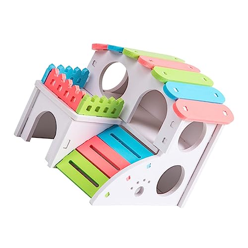 Abaodam Holz Hamsterhaus Naturholz Nagerhaus Für Hamster Mäuse Und Kleine Tiere Kreatives Spielzeug Mit Rückzugsort Für Gesunde Beschäftigung Und Spielspaß Abaodam Holz Hamsterhaus Naturholz Nagerhaus Für Hamster Mäuse Und Kleine Tiere Kreatives Spielzeug Mit Rückzugsort Für Gesunde Beschäftigung Und Spielspaß von Abaodam