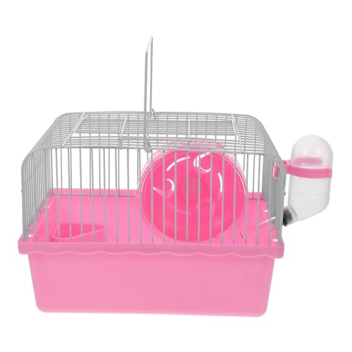 Abaodam Hamsterkäfig Hamster Fancy Hamster Tragbarer Träger Hamster Tragetasche Tragbarer Hamster Reisekäfig Hamsterzwinger Käfig Haustier Nagetier Kleiner Halter Zubehör Abs von Abaodam