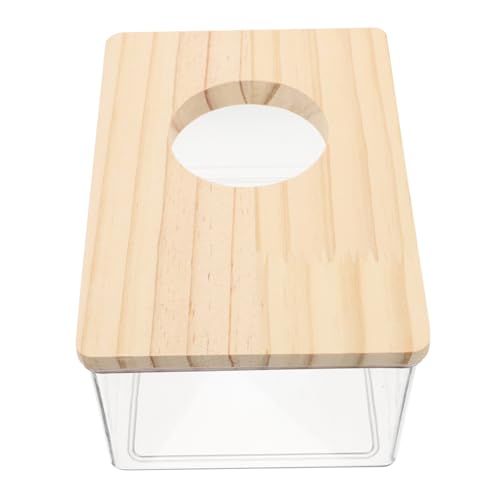 Abaodam Hamsterkäfige Aus Holz Hamstertoilette Kleintierkäfig Für Kurzkopfgleitbeutler Hamsterkäfige Und Habitate Frettchenbadewanne Schildkrötenhaus Fellpflege Für Hamster Das von Abaodam