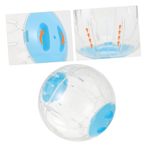 Abaodam Hamsterlaufkugel Klein Transparent mit Belüftung Einfach zu Montieren Fitnessball für Zwerghamster und Kleintiere Sichere Übungskugel für Gesunde Bewegung und Spielerisches Abaodam Hamsterlaufkugel Klein Transparent mit Belüftung Einfach zu Montieren Fitnessball für Zwerghamster und Kleintiere Sichere Übungskugel für Gesunde Bewegung und Spielerisches von Abaodam