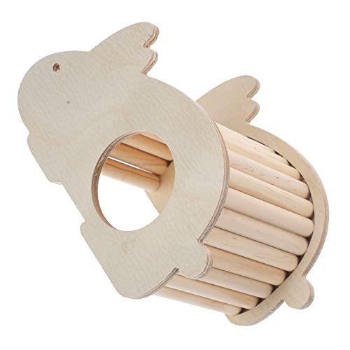 Abaodam Hamsternest Aus Holz Kreatives Hamsterversteck Leiter Für Kleintiere Kletterleiter-Spielzeug Haustierversteck Für Käfig Geeignet Als Schlaf Oder Spielplatz Für Hamster Und von Abaodam