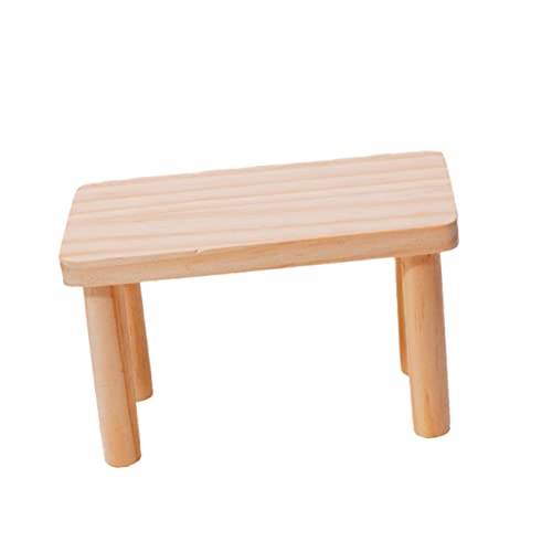 Abaodam Hamsterplattform aus Holz, zum Beißen und Klettern für Hamster, Rennmäuse, Haustiere, sicheres, langlebiges Design, fördert Bewegung und Spielzeit für Tierbesitzer von Abaodam
