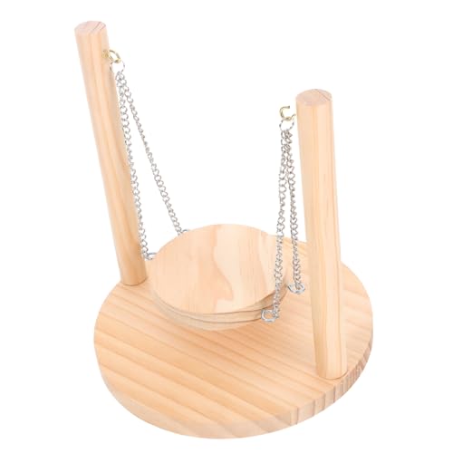Abaodam Holz Hamster Schaukel Spielzeug Hängendes Kletterspielzeug Für Kleintiere Dekoratives Und Unterhaltsames Molar-Spielzeug Zur Zahnpflege Für Hamster Und Kleine Haustiere Abaodam Holz Hamster Schaukel Spielzeug Hängendes Kletterspielzeug Für Kleintiere Dekoratives Und Unterhaltsames Molar-Spielzeug Zur Zahnpflege Für Hamster Und Kleine Haustiere von Abaodam