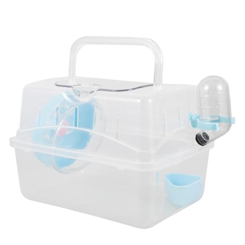 Abaodam Tragbarer Hamsterkäfig Transparenter Reise-käfig Für Hamster Und Kleintiere Inkl Futter Und Wasserzubehör Für Unterwegs Leicht Und Kompakt Sicherer Schutz Gegen Ausbruch Abaodam Tragbarer Hamsterkäfig Transparenter Reise-käfig Für Hamster Und Kleintiere Inkl Futter Und Wasserzubehör Für Unterwegs Leicht Und Kompakt Sicherer Schutz Gegen Ausbruch von Abaodam