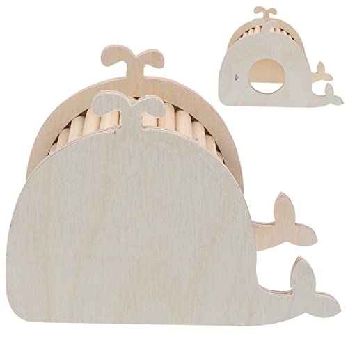 Abaodam Hamsterversteck Nest mit Kletterleiter, lustiges Spielzeug für kleine Haustiere, DIY, dekorierbares Hamsterhaus und Spielrennmäuse von Abaodam