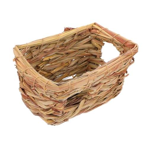 Abaodam Handgefertigtes Hamsterversteck aus Atmungsaktivem Naturmaterial Gemütliches Nest und Tunnel für Zwerghamster und Kleine Nagetiere als Versteck und Schlafplatz im Käfig Abaodam Handgefertigtes Hamsterversteck aus Atmungsaktivem Naturmaterial Gemütliches Nest und Tunnel für Zwerghamster und Kleine Nagetiere als Versteck und Schlafplatz im Käfig von Abaodam