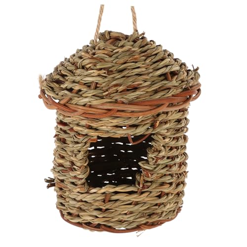 Abaodam Woven Bird Nest Aus Natürlichem Gras Dekoratives Vogelnest Für Wellensittiche Und Andere Vögel Handgewebt Gemütlich Und Pflegeleicht Für Garten Und Heimdekoration Weiches Abaodam Woven Bird Nest Aus Natürlichem Gras Dekoratives Vogelnest Für Wellensittiche Und Andere Vögel Handgewebt Gemütlich Und Pflegeleicht Für Garten Und Heimdekoration Weiches von Abaodam