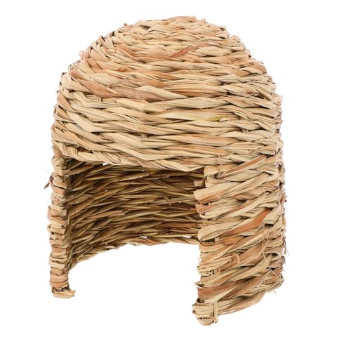 Abaodam Hasenhütte Hamster Kaninchenhütte Kaninchenstall Drinnen Hasenkäfig Hasenschloss Katzenhängematte Kaninchenspielzeug Heumatten Für Kaninchen Kaninchenstall Im Innenbereich Gras von Abaodam