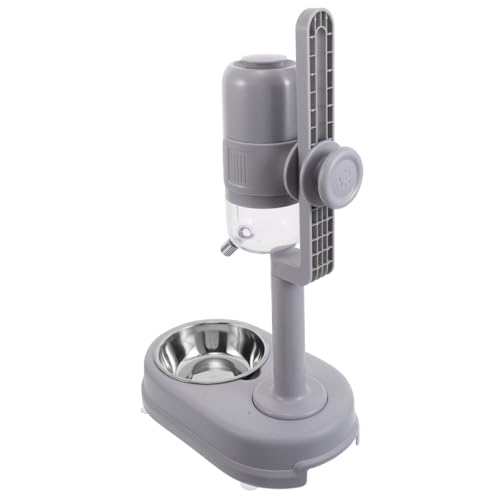 Abaodam Haustier Diät Wasserspender Für Tiere Abnehmbarer Futter Und Wassernapf Katzen Doppelnapf Automatische Tränkeflasche Automatische Wassernäpfe Kätzchen Trinkbecken Doppel von Abaodam