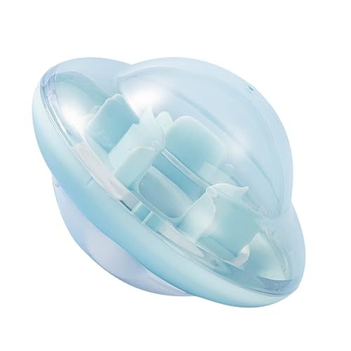 Abaodam Haustier Verlangsamungs Futterball UFO Förmiges Spielzeug Für Katzen Blau Für Langsames Füttern Bpa Frei Anti Rutsch Design Haustierbedarf Für Gesunde Ernährung von Abaodam