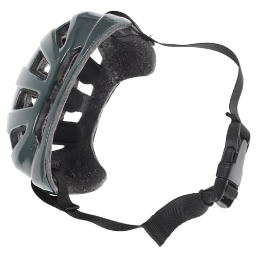 Abaodam Haustier Hut hundehelm hundefressnäpfe Haustiermützenverzierung hundezubehör Welpe Motorradhelm groß Schutzhelm für Hunde Haustier- -Hut-Kopfbedeckung Plastik Dark Grey von Abaodam