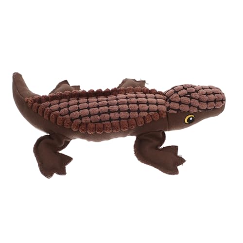 Abaodam Haustier-Krokodil- interaktives gefüllter Alligator quietschende spielzeuge für welpen Quietschendes Kauspielzeug für Hunde quietschendes Plüsch Coffee Abaodam Haustier-Krokodil- interaktives gefüllter Alligator quietschende spielzeuge für welpen Quietschendes Kauspielzeug für Hunde quietschendes Plüsch Coffee von Abaodam